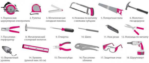 Инструмент для установки металлических дверей