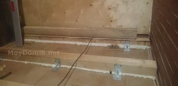 Крепление лаг к полу на балконе и шаг между ними Крепление лаг к полу на балконе и шаг между ними